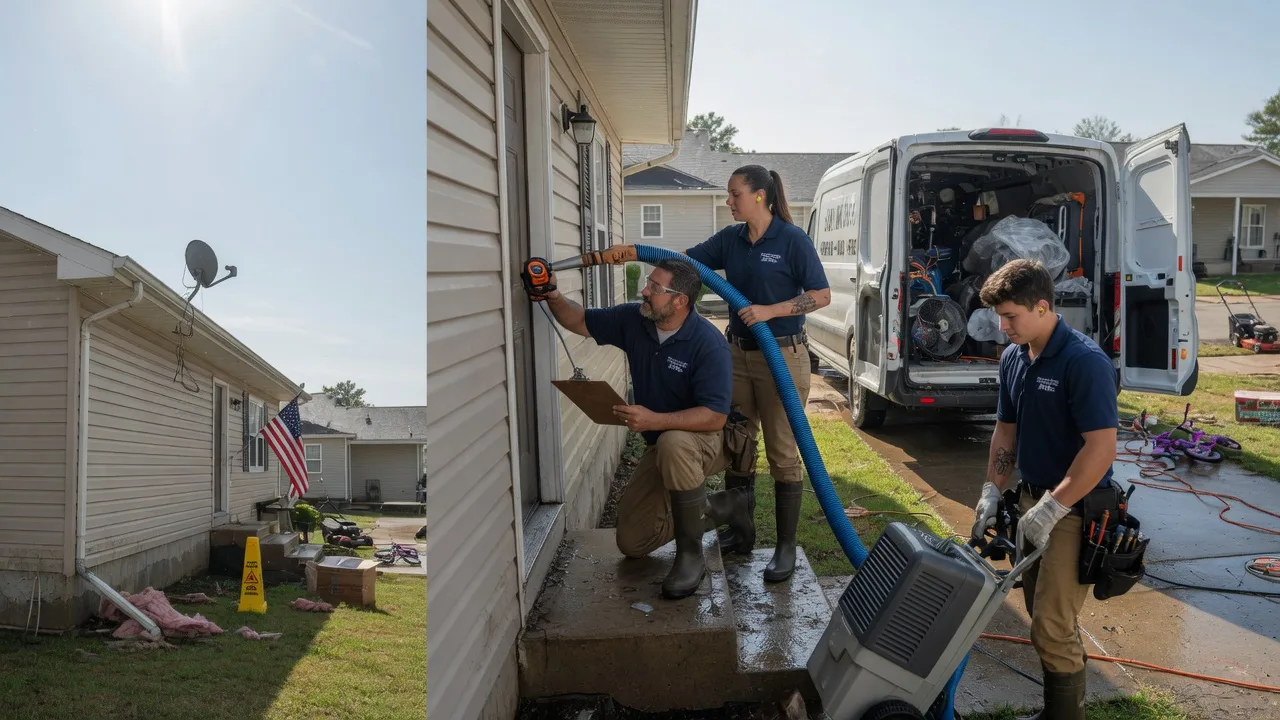 Ceiling Water Damage Restoration in Nelson, PA near me